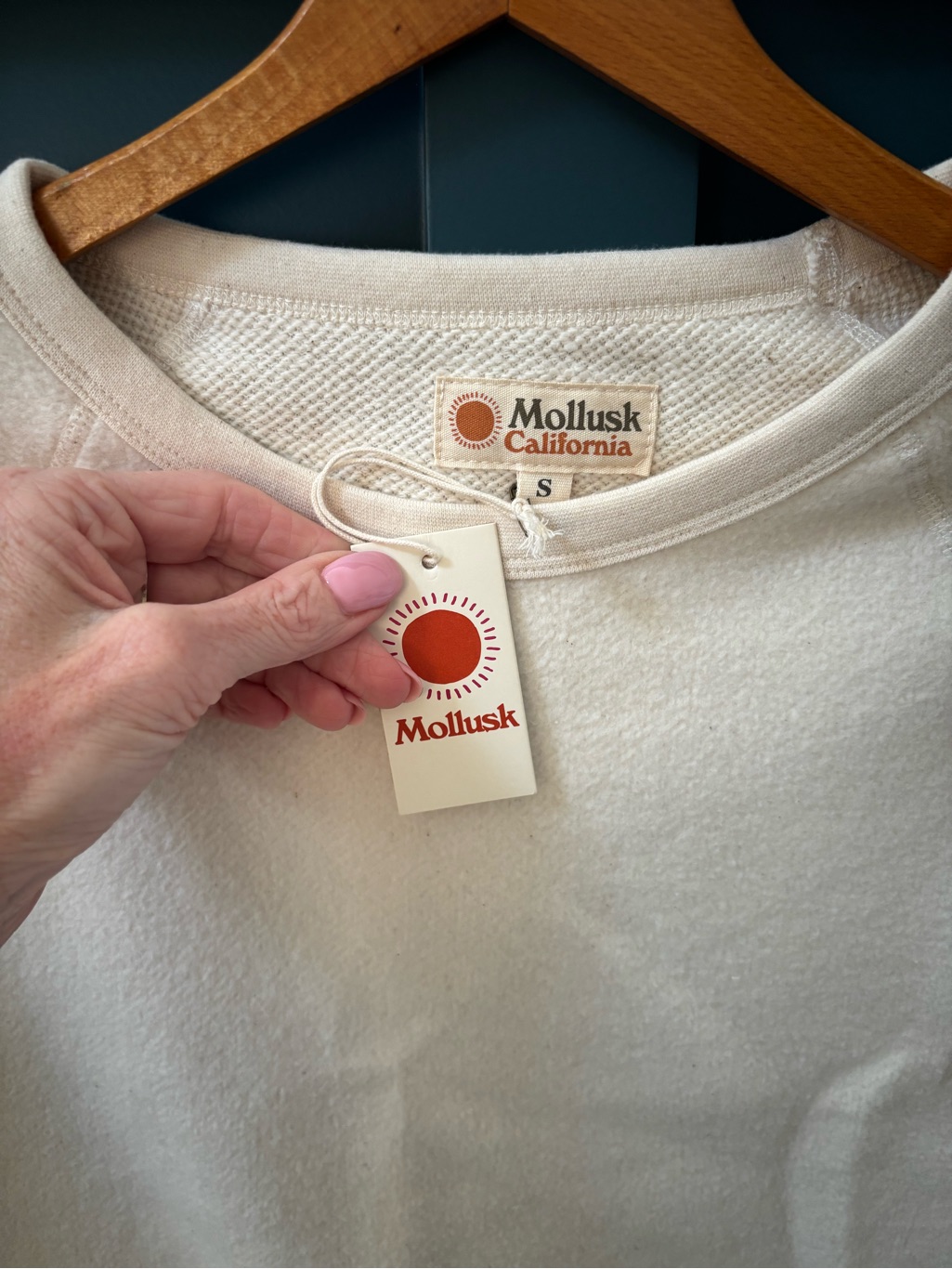 Mollusk Brand New With Tags Softest Cream Pullover Hoodie - Women's Casual — image 4 of 4